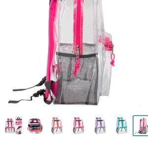 17x12x5 clear waterproof stadium approved backpacks. New with tags